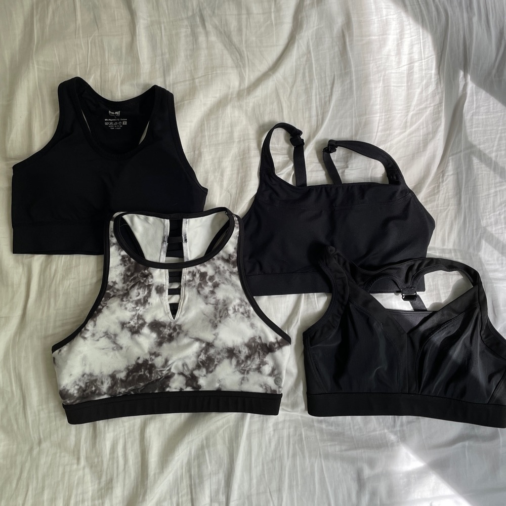 S sports bra lot - hollister, fabletics, pro fit